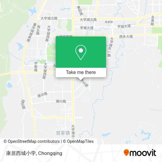 康居西城小学 map