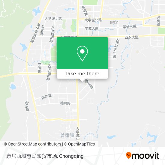 康居西城惠民农贸市场 map