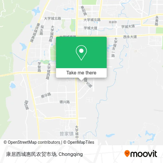 康居西城惠民农贸市场 map