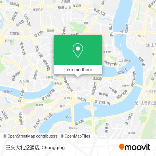 重庆大礼堂酒店 map