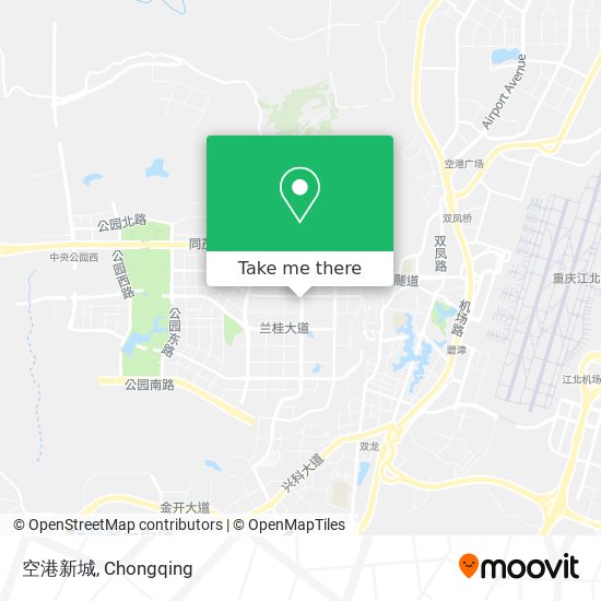 空港新城 map