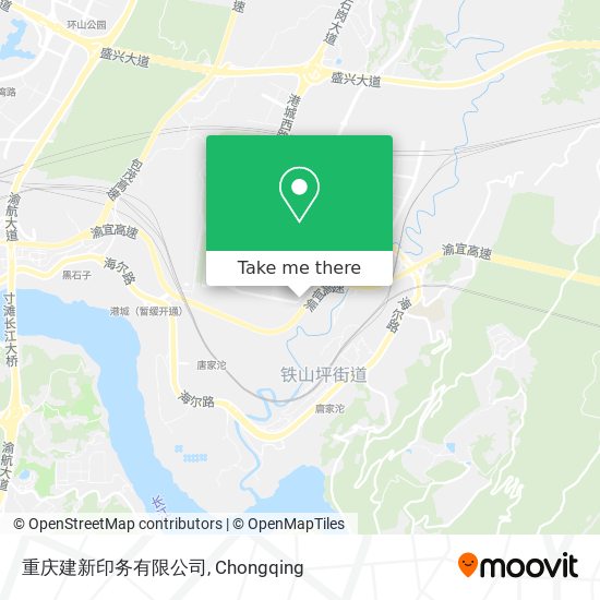重庆建新印务有限公司 map