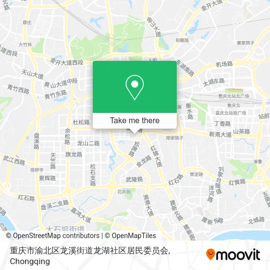 重庆市渝北区龙溪街道龙湖社区居民委员会 map