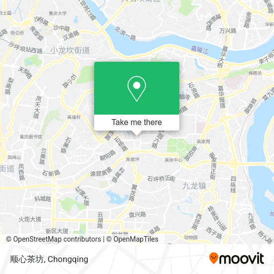 顺心茶坊 map