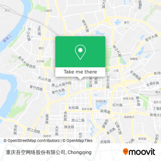 重庆吾空网络股份有限公司 map