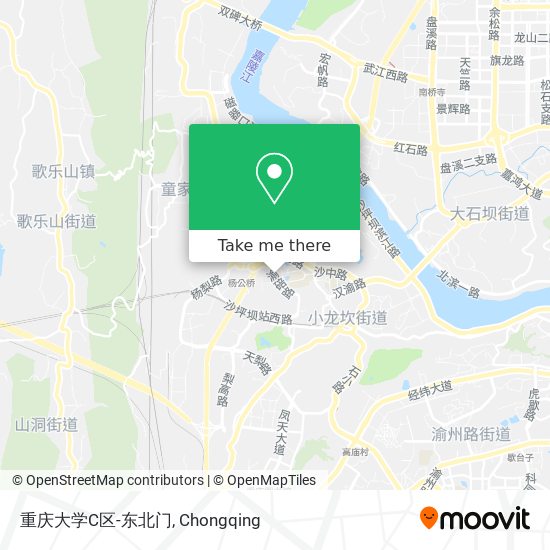 重庆大学C区-东北门 map