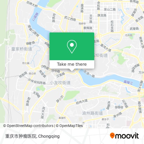 重庆市肿瘤医院 map