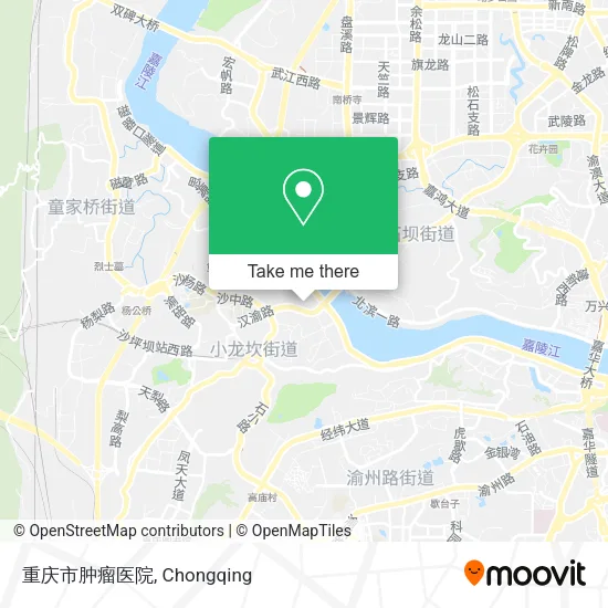 重庆市肿瘤医院 map