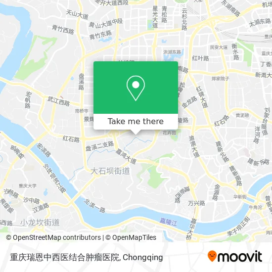 重庆瑞恩中西医结合肿瘤医院 map