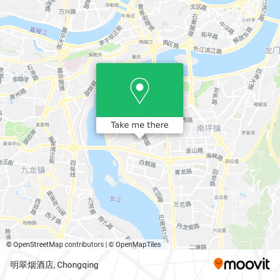 明翠烟酒店 map