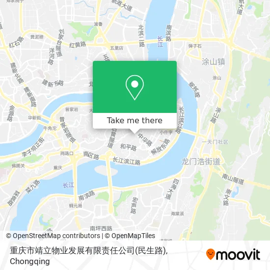 重庆市靖立物业发展有限责任公司(民生路) map