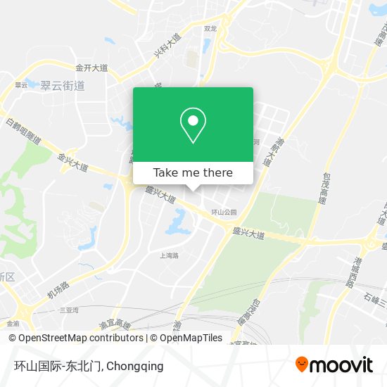 环山国际-东北门 map