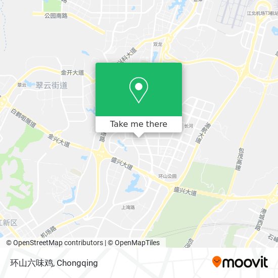 环山六味鸡 map