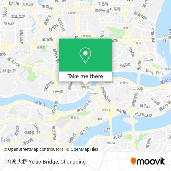 渝澳大桥 Yu’ao Bridge map
