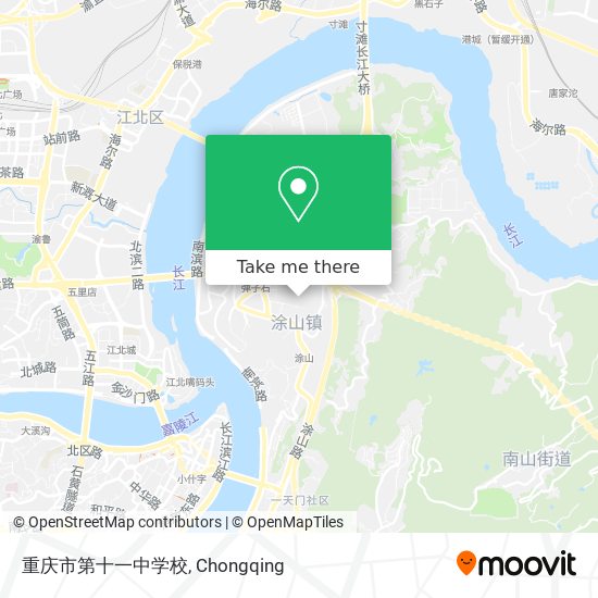 重庆市第十一中学校 map