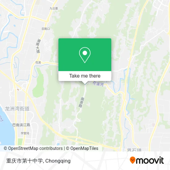 重庆市第十中学 map