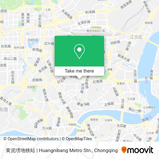 黄泥塝地铁站 | Huangnibang Metro Stn. map