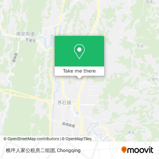 樵坪人家公租房二组团 map