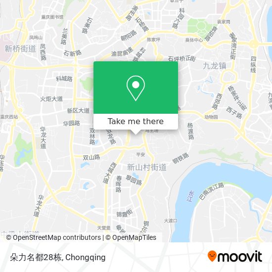 朵力名都28栋 map
