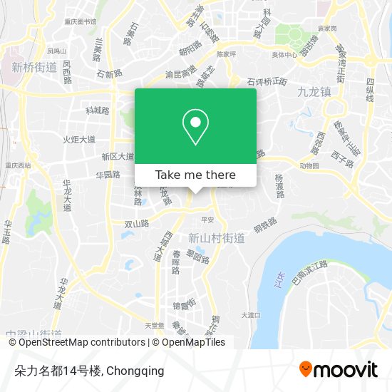 朵力名都14号楼 map