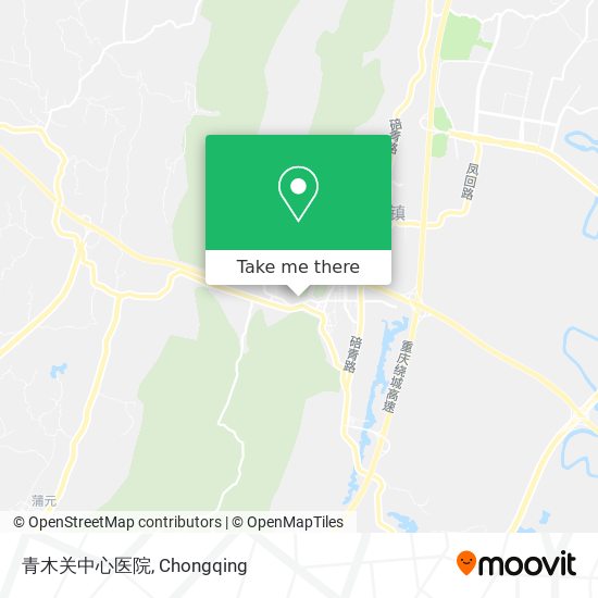青木关中心医院 map