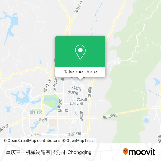 重庆三一机械制造有限公司 map