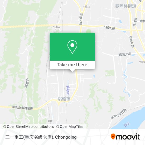 三一重工(重庆省级仓库) map
