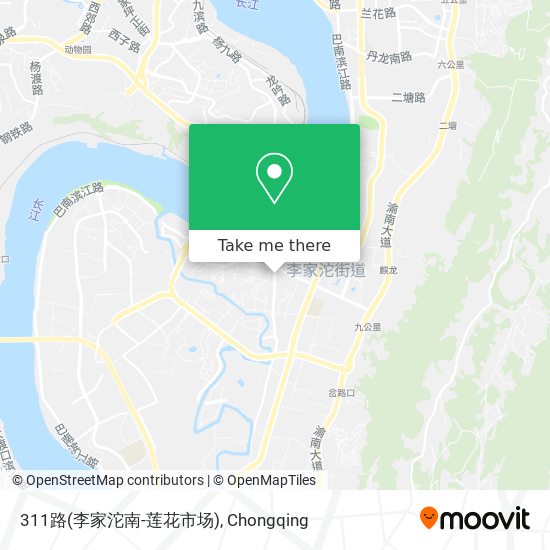 311路(李家沱南-莲花市场) map