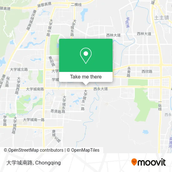 大学城南路 map