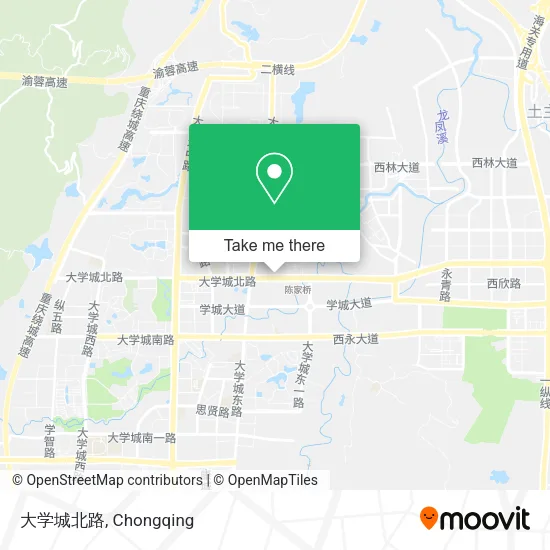 大学城北路 map