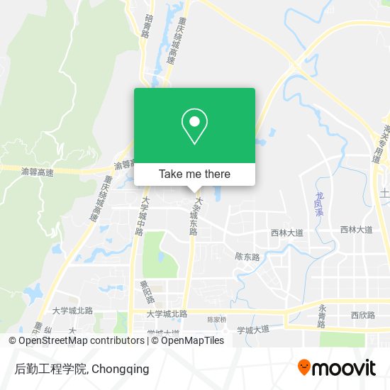 后勤工程学院 map