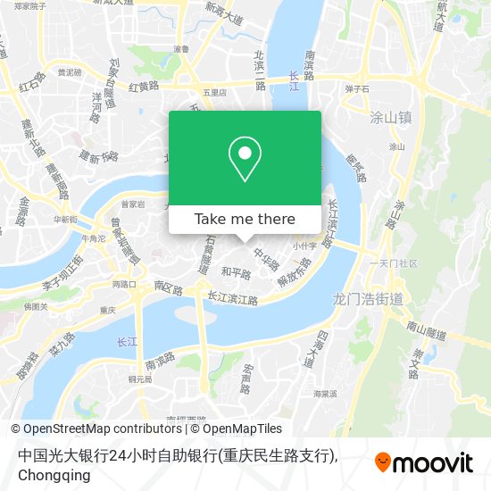 中国光大银行24小时自助银行(重庆民生路支行) map