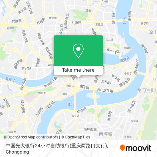 中国光大银行24小时自助银行(重庆两路口支行) map