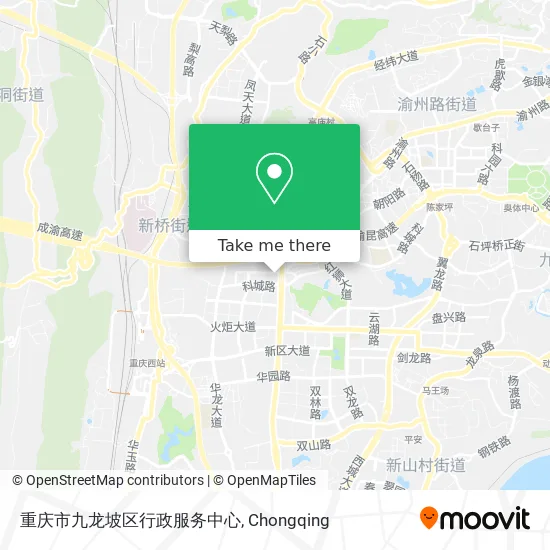 重庆市九龙坡区行政服务中心 map