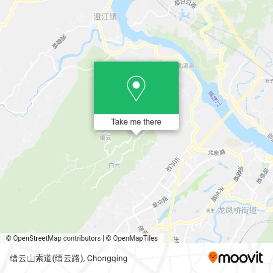 缙云山索道(缙云路) map