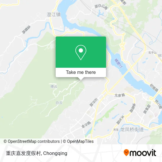 重庆嘉发度假村 map
