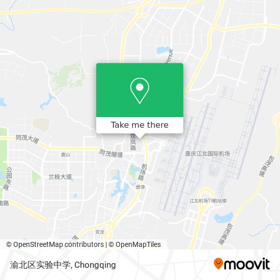 渝北区实验中学 map