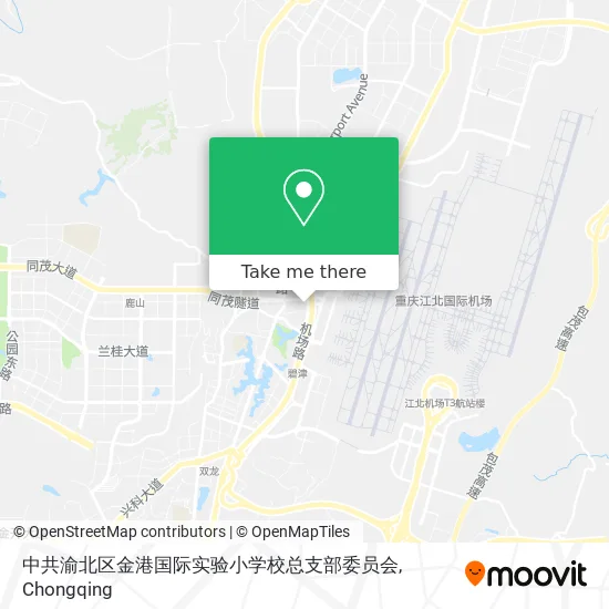 中共渝北区金港国际实验小学校总支部委员会 map