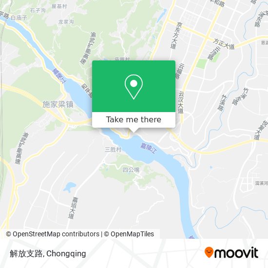 解放支路 map