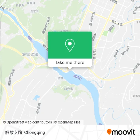 解放支路 map