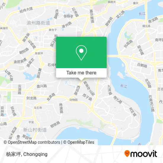 杨家坪 map