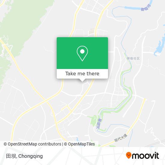 田坝 map