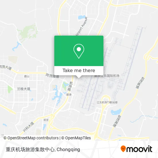 重庆机场旅游集散中心 map