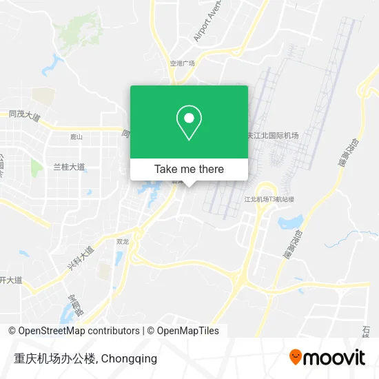 重庆机场办公楼 map