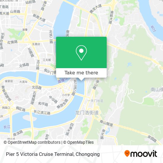 Pier 5 Victoria Cruise Terminal map