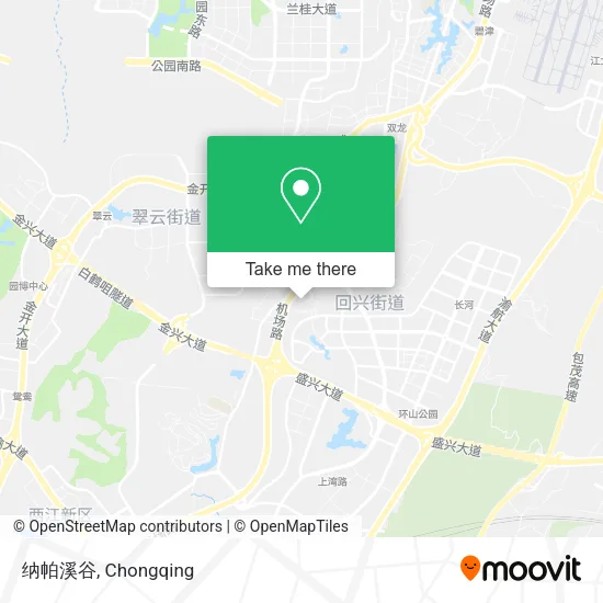纳帕溪谷 map