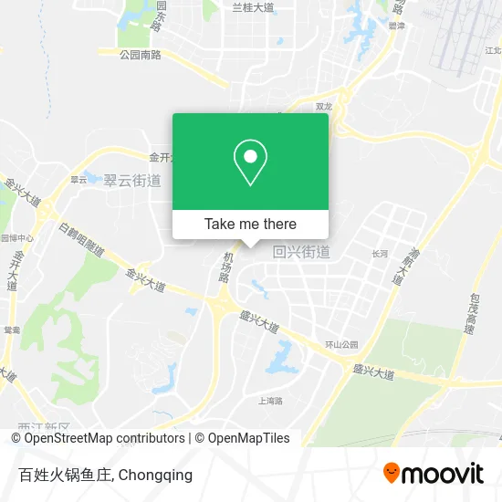 百姓火锅鱼庄 map