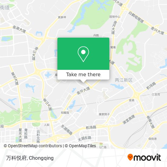 万科悦府 map