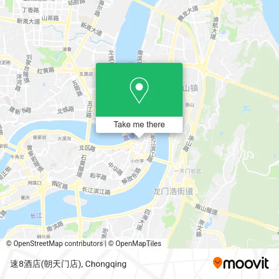 速8酒店(朝天门店) map