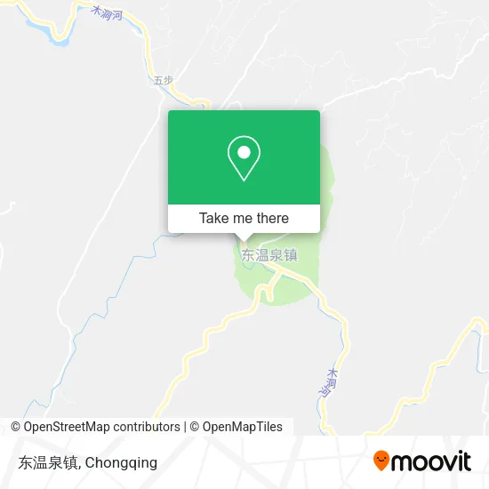 东温泉镇 map